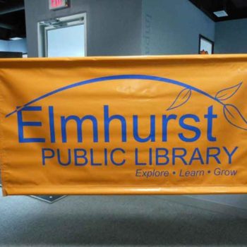 Library parade banner