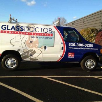 Glass doctor van decal