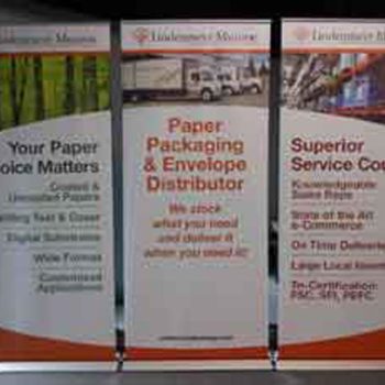 three paper packing portfolio retractors