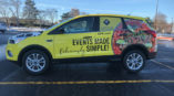 Closer image of CPK vehicle wrap