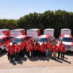 Vehicle wrap on black van for Houston police 