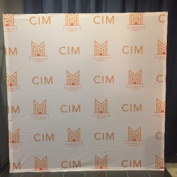 CIM standing banner 