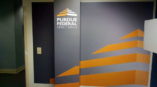 Purdue Federal Credit Union wall advertisement