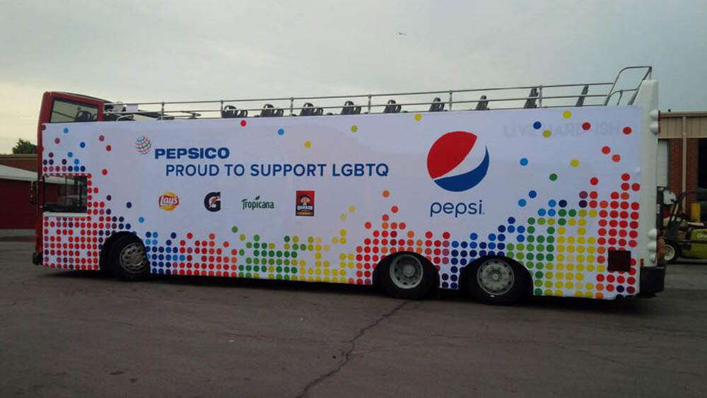 Pepsico bus graph wrap