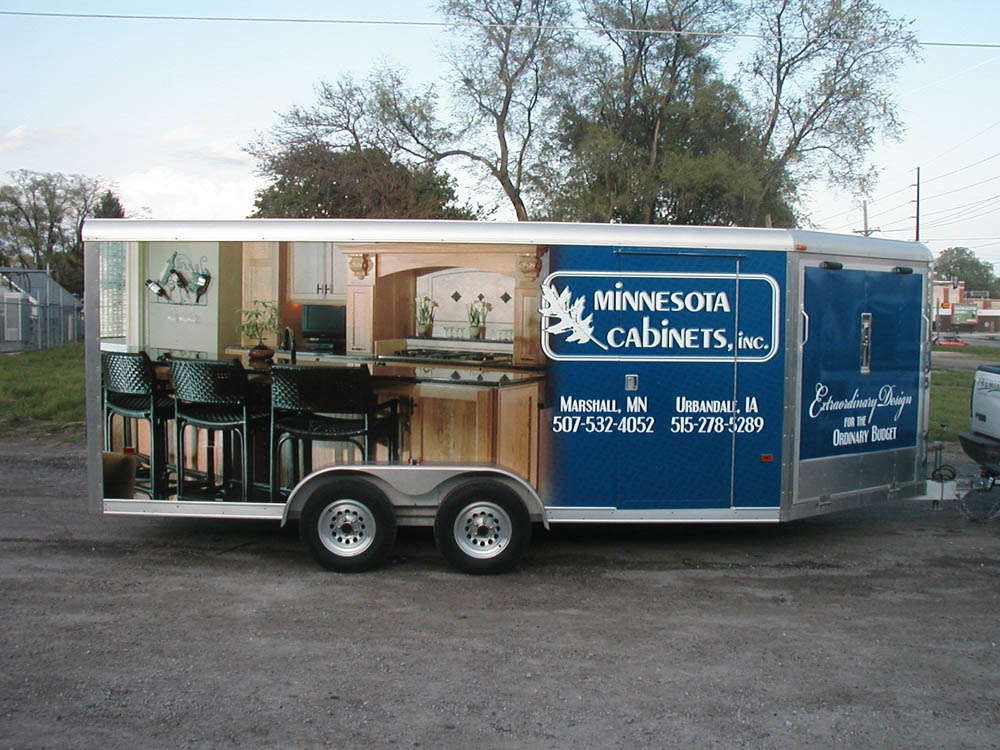 Minnesota Cabinets Inc. trailer wrap