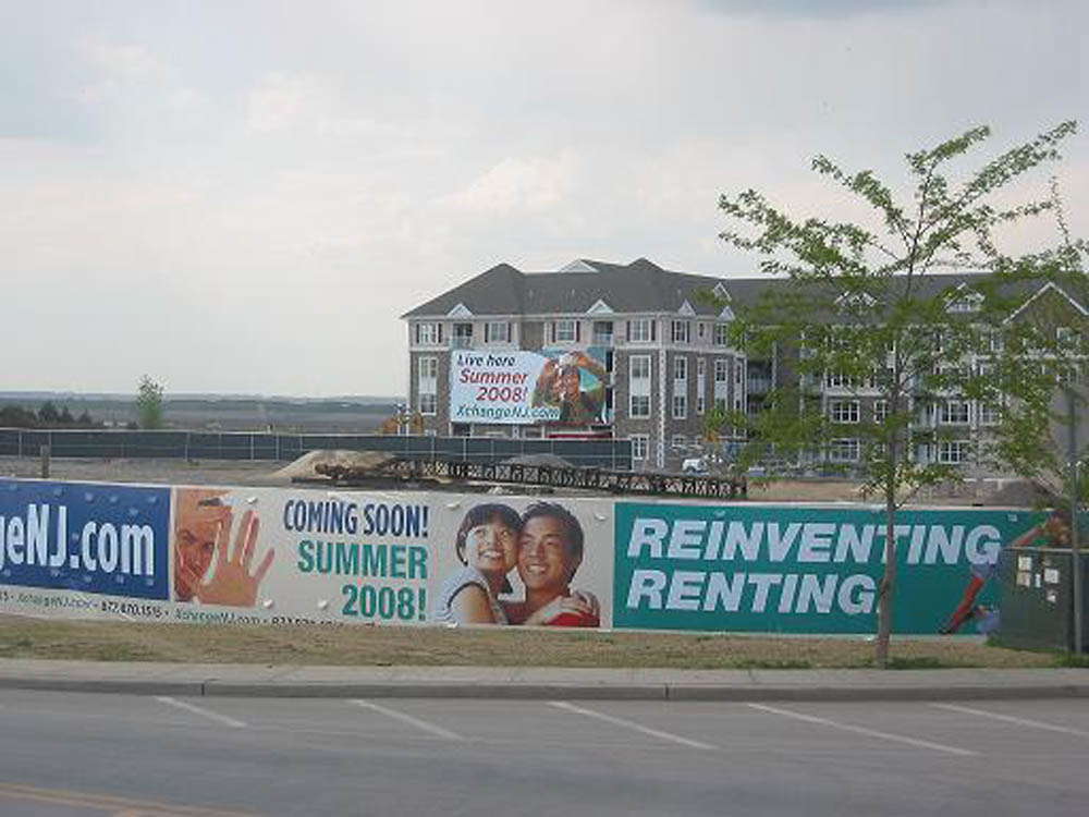 Real estate signage coming soon 2008