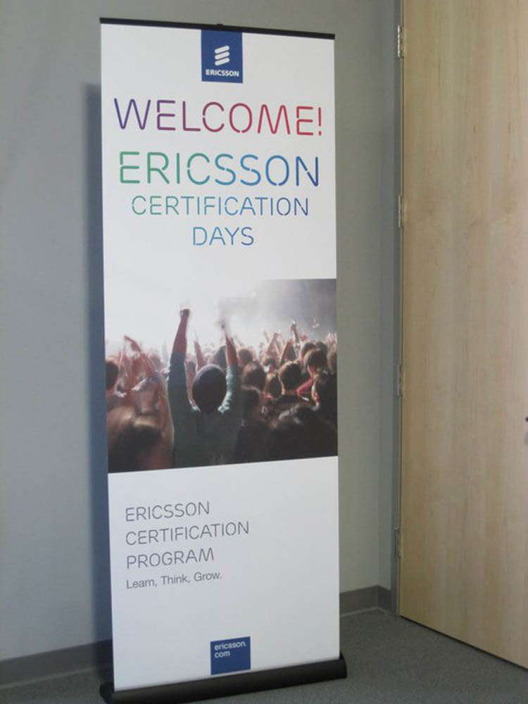 Ericsson Retractable Banner