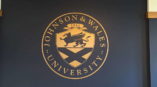 Johnson & Wales University wall logo