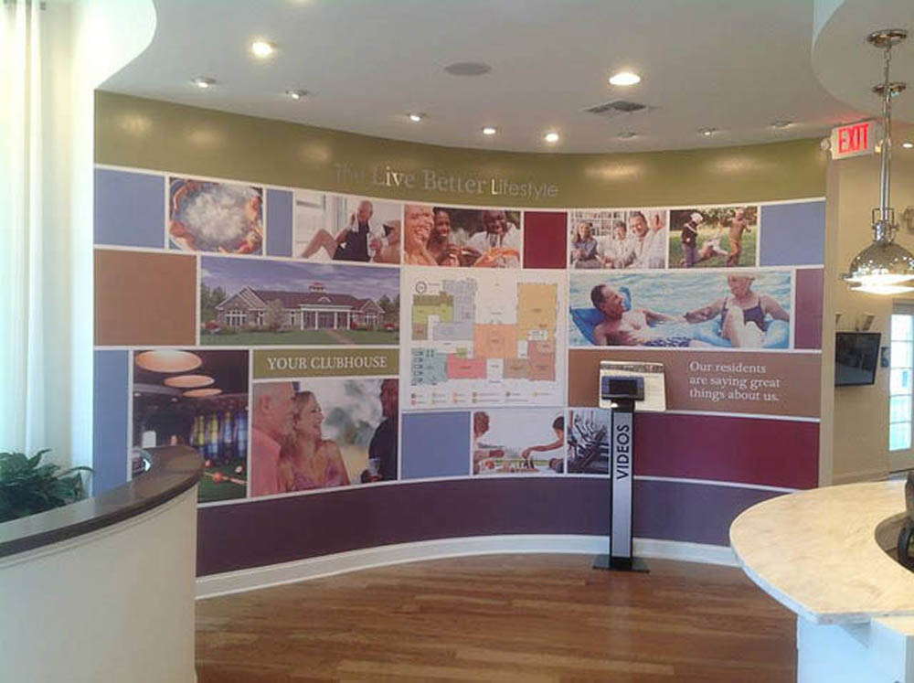 Live Better Lifestyles wall graphic