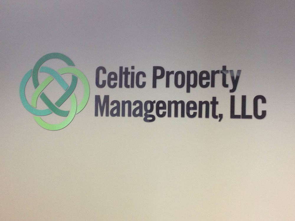 Celtic Property Management LLC wall sign