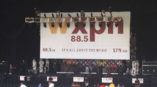WXPN banner at a concert