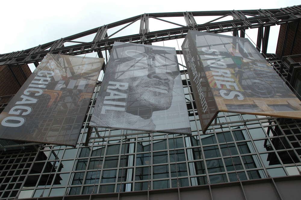 Chicago History Museum outdoor banners