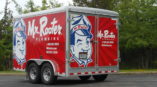Mr Rooter Plumbing trailer wrap