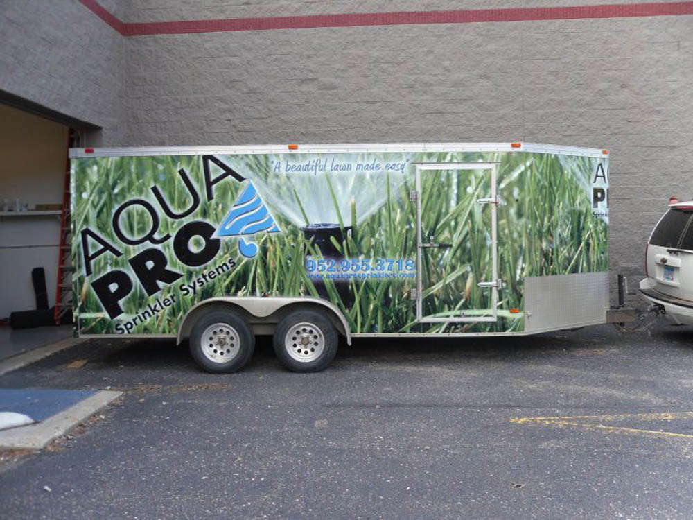 Aqua Pro trailer wrap