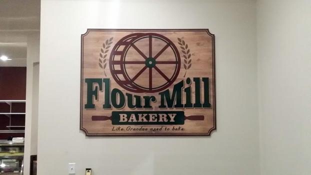 Flour Mill Bakery wall logo