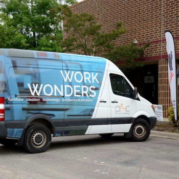 Work Wonders commercial van wrap