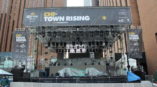 Chi Town Rising concert pavilion with signage