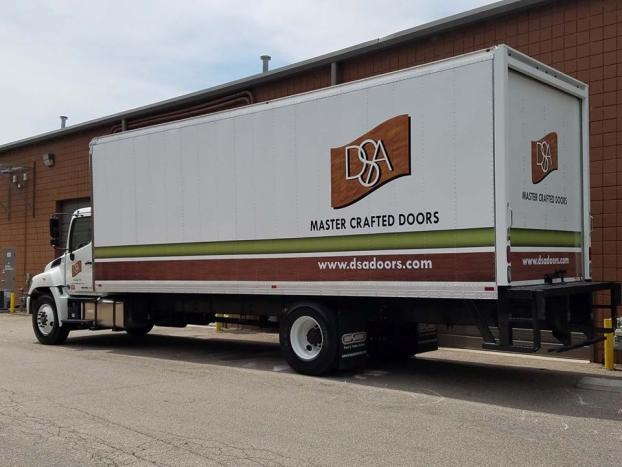 Master Crafted Doors truck wrap