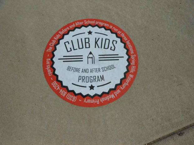 Club Kids Before and After School Program floor graphic