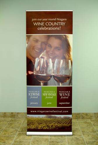 Niagara Wine Festival retractable banner