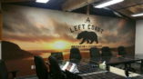 Left Coast Innovation and Technology wall mural with bear