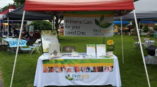 FirstLight Home Care event table toppers banner and tent