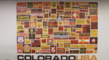 Wall graphic of Colorado USA