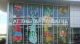 Disney movies at the Taft Theatre window display