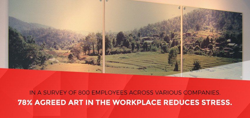 Art in the Workplace Reduces Stress