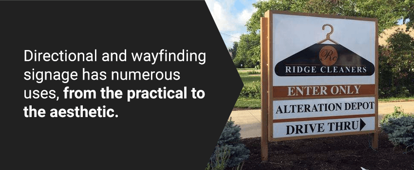 Directional & Wayfinding Signage Uses