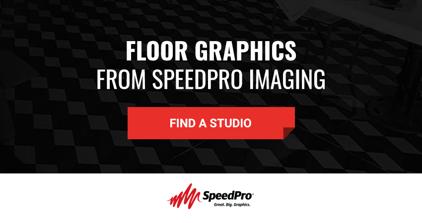 Floor graphics from SpeedPro