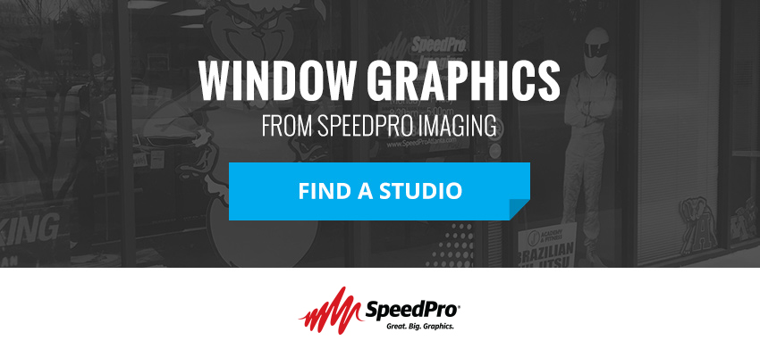 Find a SpeedPro studio near you for window graphics