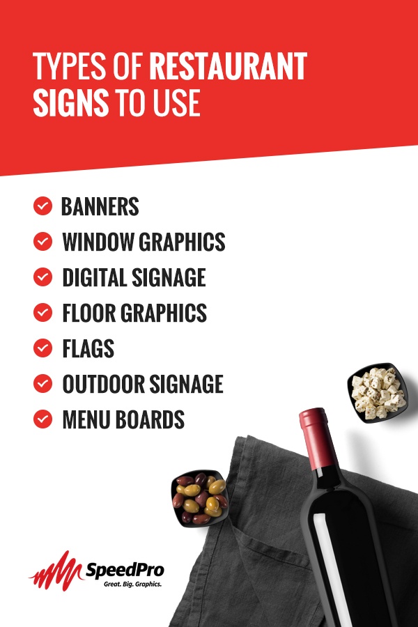 Types of Restaurant Signs to Use [list]