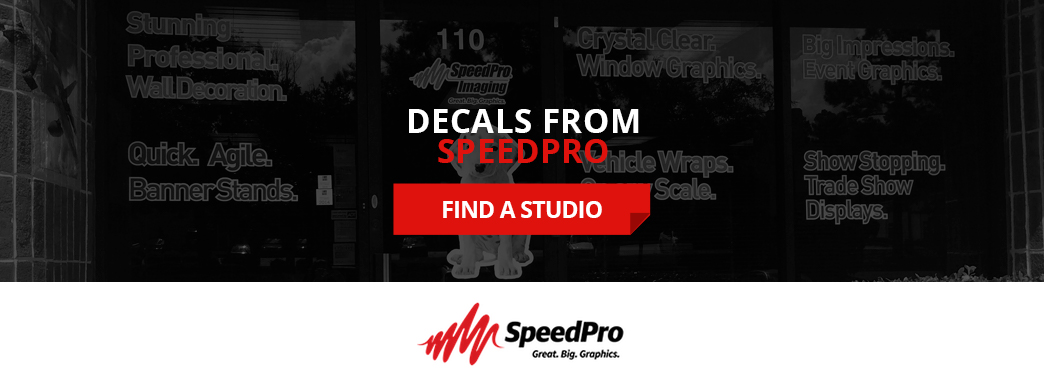 SpeedPro Decals Find a Studio button
