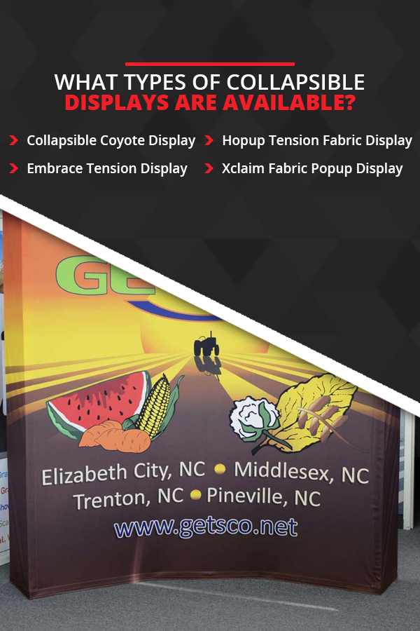 What Types of Collapsible Displays are Available?