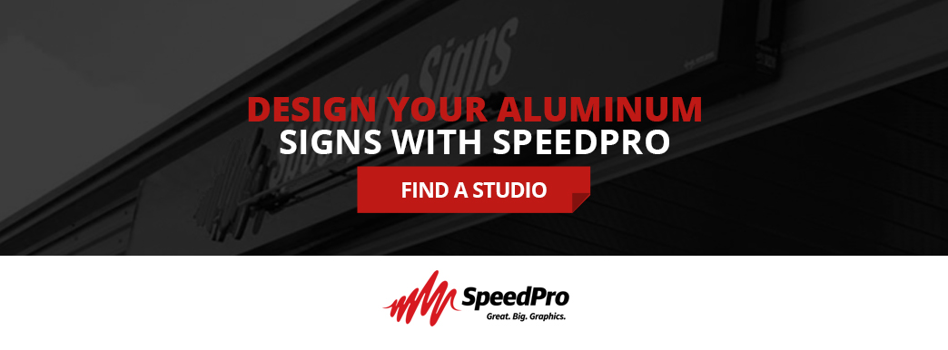 Design Your Aluminum Signs with SpeedPro