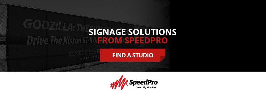 Mesh Signage Solutions from SpeedPro