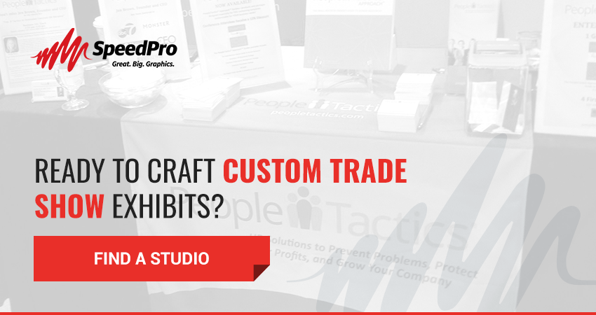 Ready to craft custom trade show exhibits? Find a SpeedPro studio