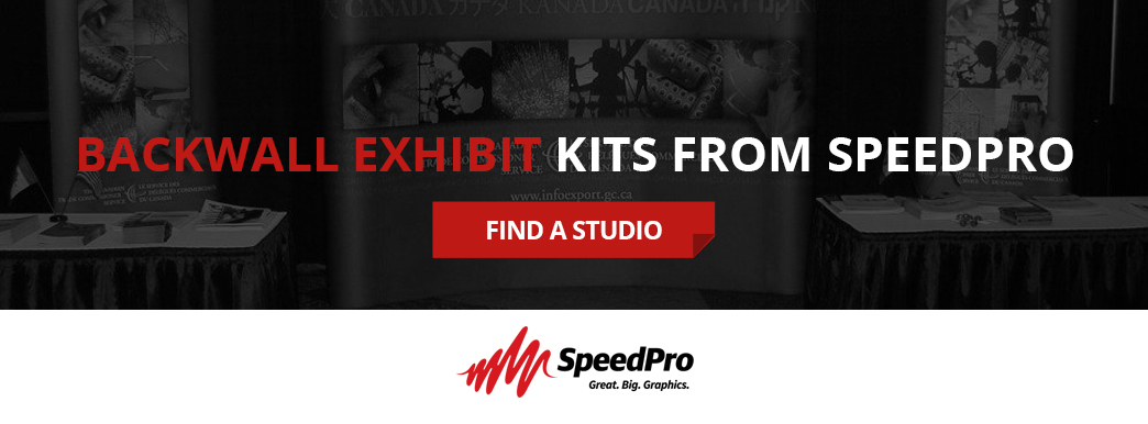 Backwall Exhibit Kits from SpeedPro
