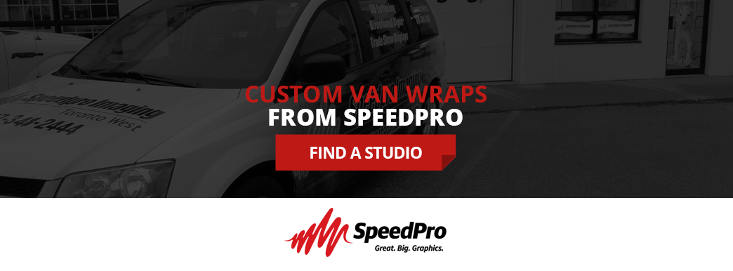 Contact SpeedPro for custom van wraps.