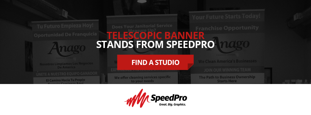 Telescopic Banner Stands from SpeedPro