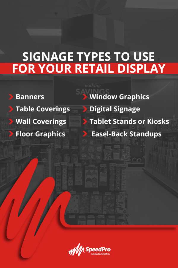 Retail Display Signage Types