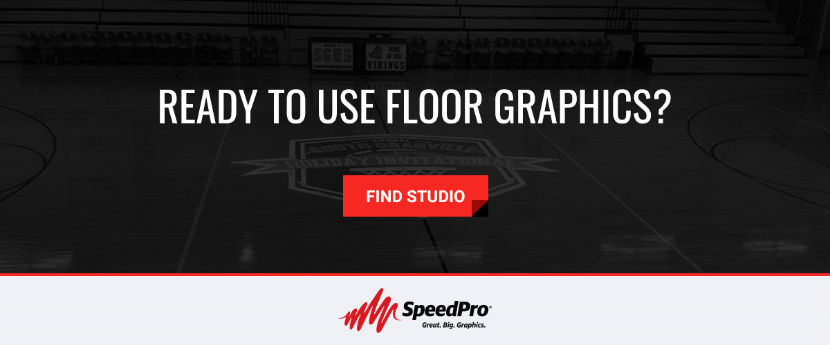 Ready to use floor graphics? Find a SpeedPro studio