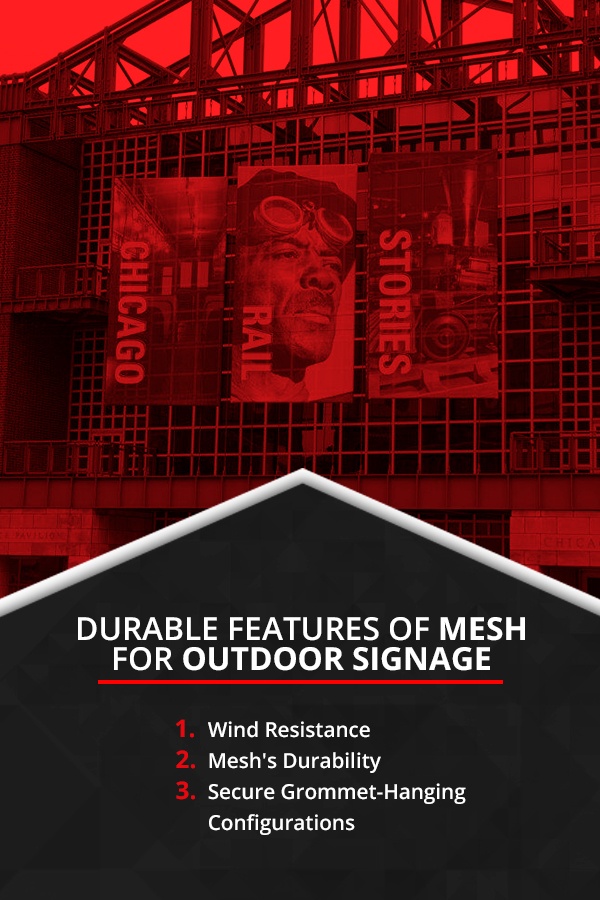 Durable Features of Mesh for Outdoor Signage [list]