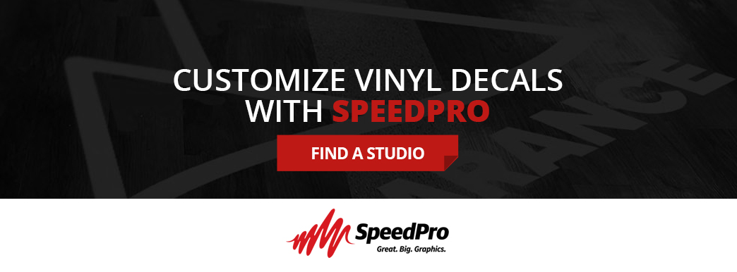 Customize vinyl decals with SpeedPro 