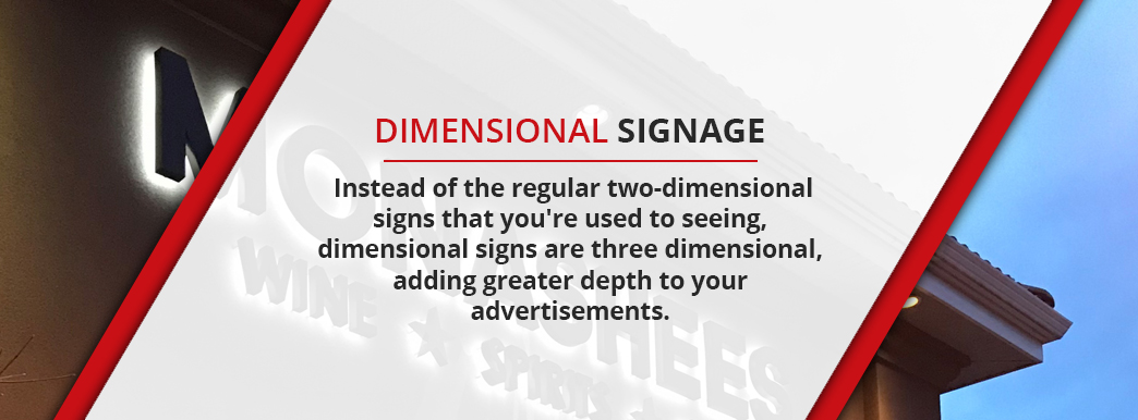 Dimensional Signage