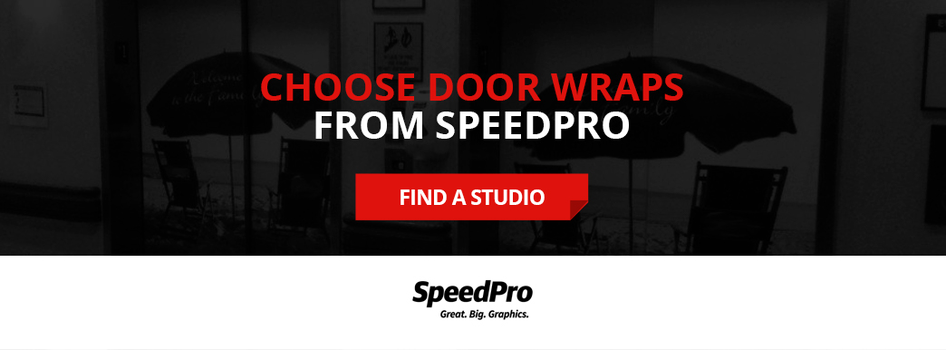 Choose door wraps from SpeedPro.