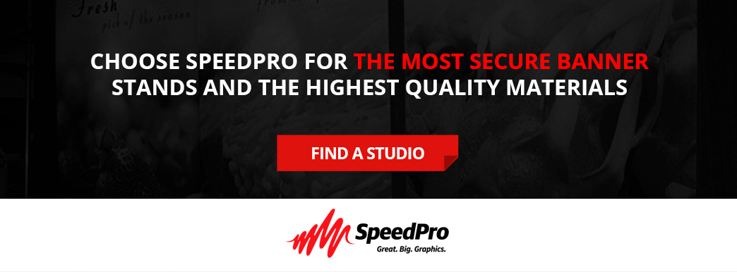 Choose SpeedPro for the most secure banner stands.