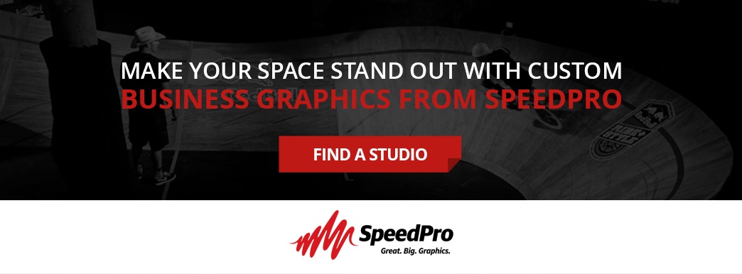 Make your space stand out with custom business graphics from SpeedPro.