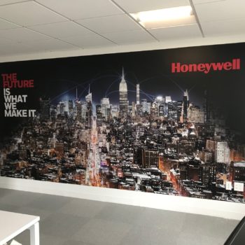 Honeywell wall mural